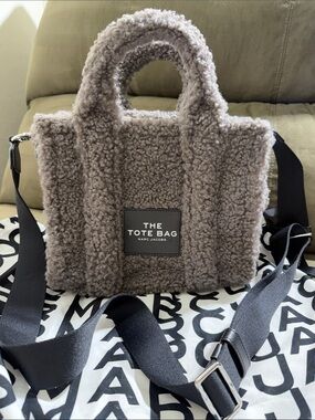 Marc Jacobs The Teddy Mini Tote Bag - Gray Like New